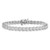 Sterling Silver Rhodium-plated Diam. Bracelet - QD-2FDCD4A8-2292