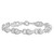 Sterling Silver Rhodium-plated Diam. Bracelet - QD-804FBEB6-6472