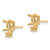 14k 6x4 Oval & Diamond Earring Mountings