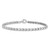 Sterling Silver Rhodium-plated Diam. Tennis Bracelet - QD-C682E6BD-1686