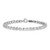 Sterling Silver Rhodium-plated Diam. Tennis Bracelet - QD-FB7D188E-1205