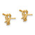 14k 6x4 Pear & Diamond Earring Mountings