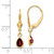 14k 6x4mm Garnet/January Earrings - XB-C26AD064-2801