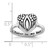 Sterling Silver Rhodium-plated Enameled Heart With Wings FOREVER IN MY HEART (Inside) Ash Holder Size 8 Ring