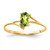 14k 6x4mm Oval Peridot ring - Y4-1314F406-7457