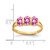 14k 6x4mm Oval Pink Sapphire ring - Y2-F861F821-7208