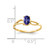 14k 6x4mm Oval Tanzanite ring