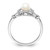 Sterling Silver Rhodium-plated FW Cultured Pearl & Diam. Ring - QB-D18F5FD5-4337