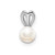 Sterling Silver Rhodium-plated FW Cultured Pearl Pendant