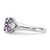 Sterling Silver Rhodium-plated Garnet Amethyst and White Topaz Ring - QR-09C0141A-6436