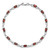 Sterling Silver Rhodium-plated Garnet Bracelet - QX-3C139C02-9755