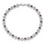 Sterling Silver Rhodium-plated Garnet Diamond Bracelet - QX-7A0A5686-7000