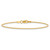 14k 7 inch 1.2mm Parisian Wheat with Lobster Clasp Bracelet
