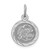 Sterling Silver Rhodium-plated Happy Birthday Disc Charm - QC-4209DE1D-2628