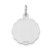 Sterling Silver Rhodium-plated Happy Birthday Disc Charm - QC-7D484D51-7728