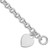 Sterling Silver Rhodium-plated Heart Toggle Bracelet - QG-2EAB1517-3119