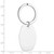 Sterling Silver Rhodium-plated Key Chain - QQ-1E86E3E6-4281