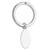 Sterling Silver Rhodium-plated Key Chain - QQ-8D1B5E29-3847