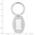 Sterling Silver Rhodium-plated Key Chain - QQ-CC2D62F1-5134