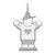 Sterling Silver Rhodium-plated Kid Charm - XK-3F32980F-5020