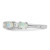 Sterling Silver Rhodium-plated Lab Created Opal and CZ Ring - QR-326A7E2E-5368