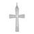 Sterling Silver Rhodium-plated Laser Designed Cross Pendant - QX-0D054254-9285