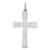Sterling Silver Rhodium-plated Laser Designed Cross Pendant - QX-0D054254-9285
