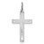 Sterling Silver Rhodium-plated Laser Designed Cross Pendant - QX-16B44E8B-1642