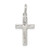 Sterling Silver Rhodium-plated Latin Cross Charm - QC-BE65FED9-6072