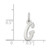 Sterling Silver Rhodium-plated Letter G Initial Charm - QC-AE9DF4DE-3536