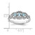 Sterling Silver Rhodium-plated Light Swiss Blue Topaz Ring - QR-8851EE4C-3805