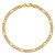 14K 7 inch 3.5mm Semi-Solid Figaro with Lobster Clasp Bracelet
