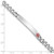 Sterling Silver Rhodium-plated Medical ID Curb Link Bracelet - XS-F84905E8-1917
