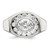 Sterling Silver Rhodium-plated Men's CZ Ring - QR-12024EF7-3891