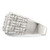 Sterling Silver Rhodium-plated Men's CZ Ring - QR-446ECD3F-6652