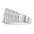 Sterling Silver Rhodium-plated Men's Onyx Ring - QR-36365037-6665