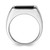 Sterling Silver Rhodium-plated Men's Onyx Ring - QR-DADC969C-5279
