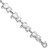 Sterling Silver Rhodium-plated Mother of Pearl Cat Link Bracelet