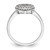 Sterling Silver Rhodium-plated Pave CZ Heart Ring - QR-AFE36526-6518