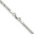 Sterling Silver Rhodium-plated Polished 2.9mm Domed Curb Chain - QD-21E55225-4592