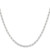 Sterling Silver Rhodium-plated Polished 2.9mm Elongated Cable Chain - QP-1E2087FE-7609