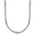 Sterling Silver Rhodium-plated Polished 2-strand 16 inch with 2 inch extender Necklace