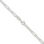 Sterling Silver Rhodium-plated Polished 3.15mm Paperclip Chain - QP-D2B6A4F8-3810