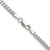 Sterling Silver Rhodium-plated Polished 3.4mm Domed Curb Chain - QD-5F0A8501-5798