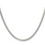 Sterling Silver Rhodium-plated Polished 3.4mm Domed Curb Chain - QD-711C63D5-5914
