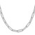 Sterling Silver Rhodium-plated Polished 5.5mm Paperclip Chain - QP-76EC24F4-3460