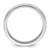 Sterling Silver Rhodium-plated Polished 6.5mm CZ Band Size 7 Ring