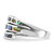 Sterling Silver Rhodium-Plated Polished Abalone Fancy Band Ring - QR-04E01B6A-3511