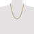 14k 7.1mm Semi-solid with Rhodium Pav‚ Curb Chain - PW-0B0E1157-4693