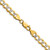 14k 7.2mm Lightweight Pav‚ Flat Cuban Chain - PC-FC34AF42-5168